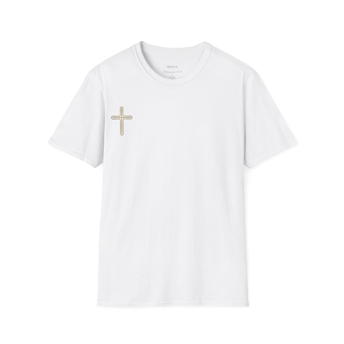 Minimalist Cross Streetwear T-Shirt | Premium Heavyweight Cotton
