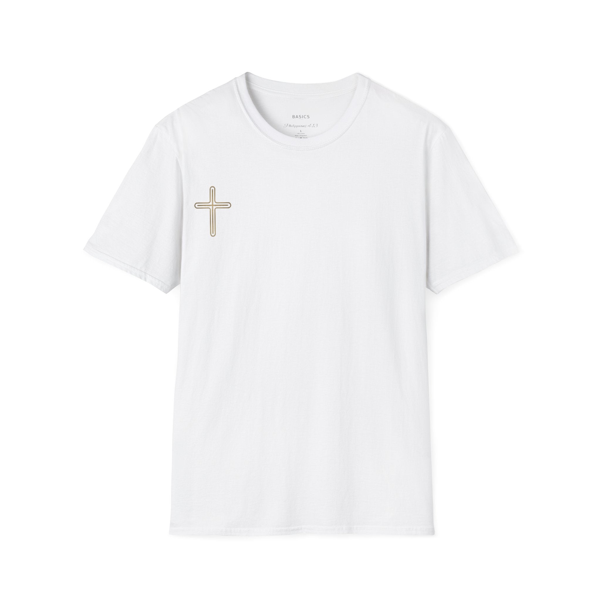 Minimalist Cross Streetwear T-Shirt | Premium Heavyweight Cotton