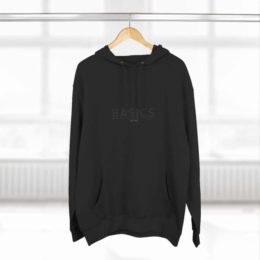 Basics Three-Panel Fleece Hoodie