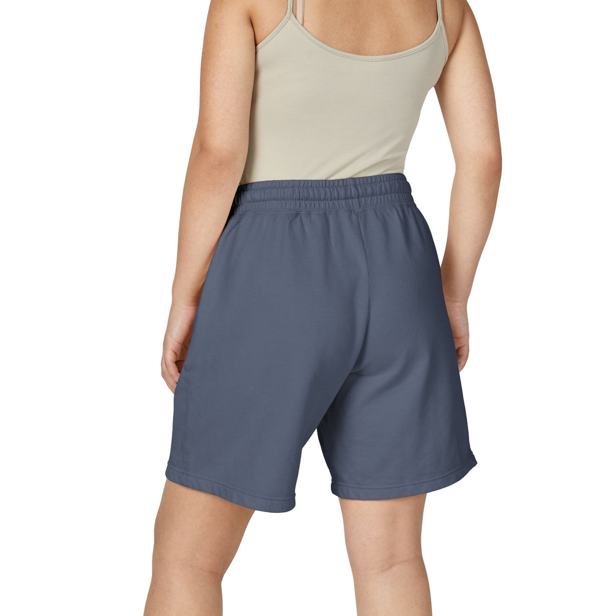 Premium Ivory Lounge Shorts | Minimalist Cross Design