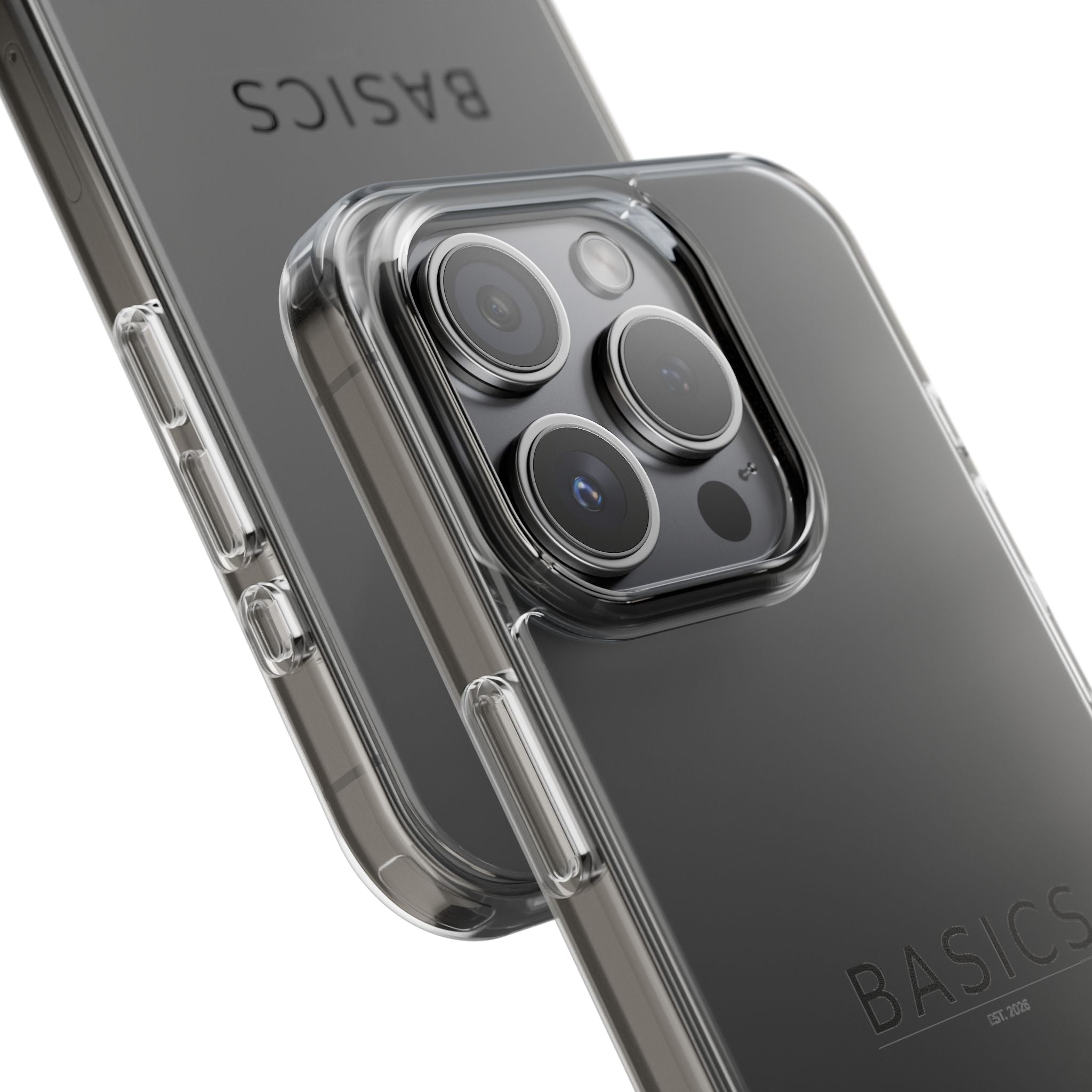Basics Clear Impact-Resistant Cases