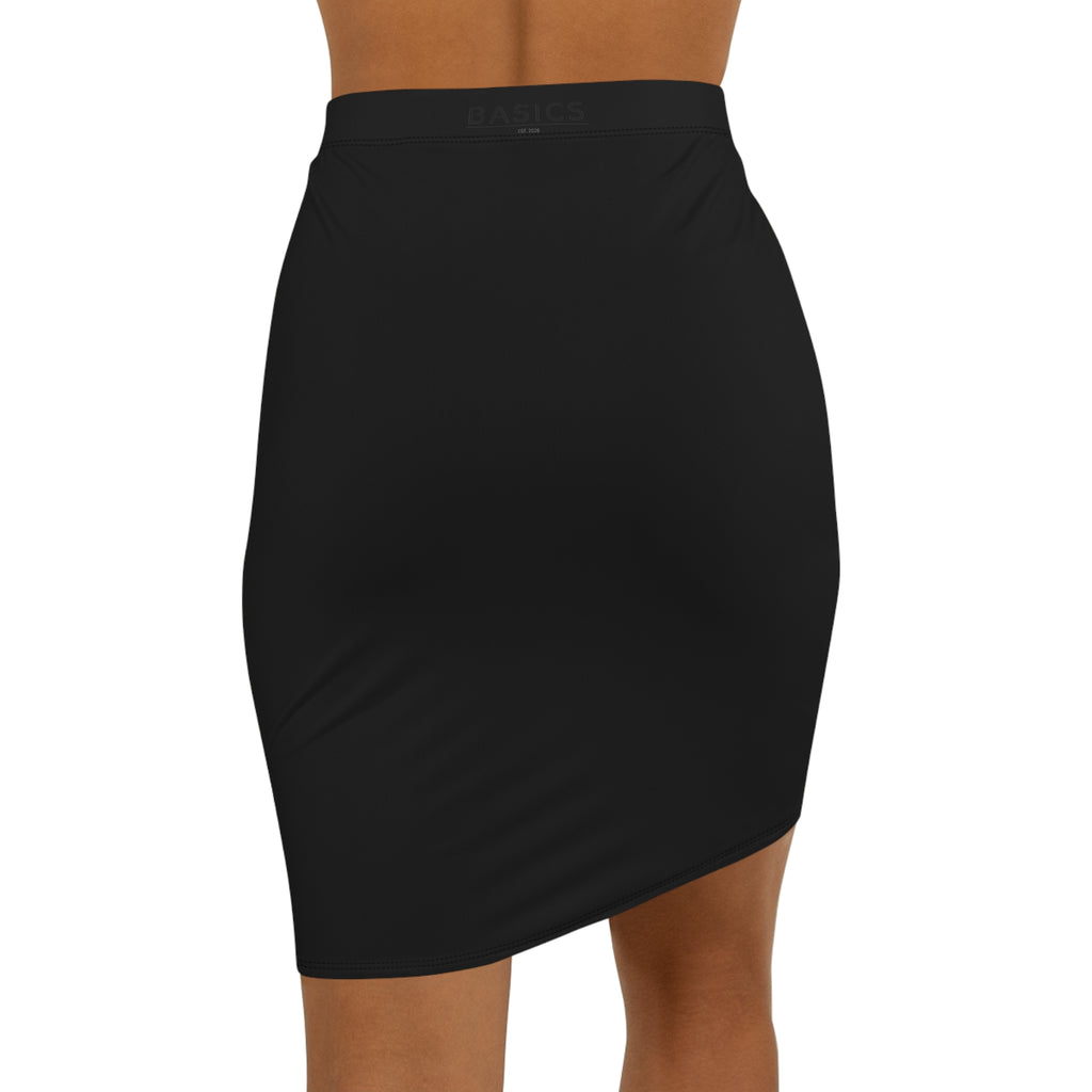 Basics Mid-Waist Pencil Skirt | Sleek Minimalist Essential