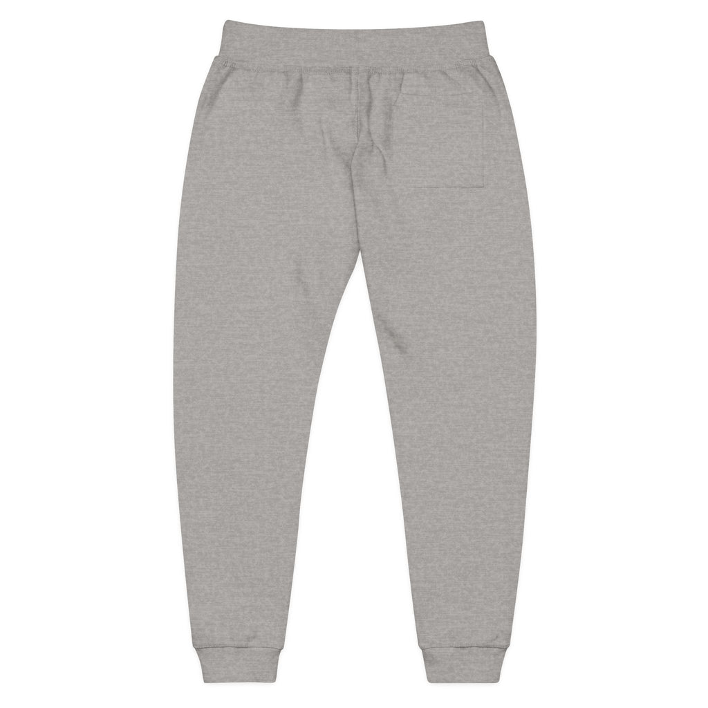 Embroidered Fleece Sweatpants — Minimal Logo Cozy Joggers