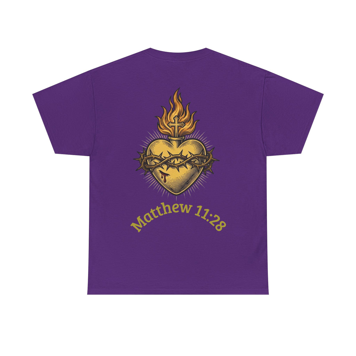 Matthew 11:28 Christian Graphic Tee | Premium Streetwear Shirt