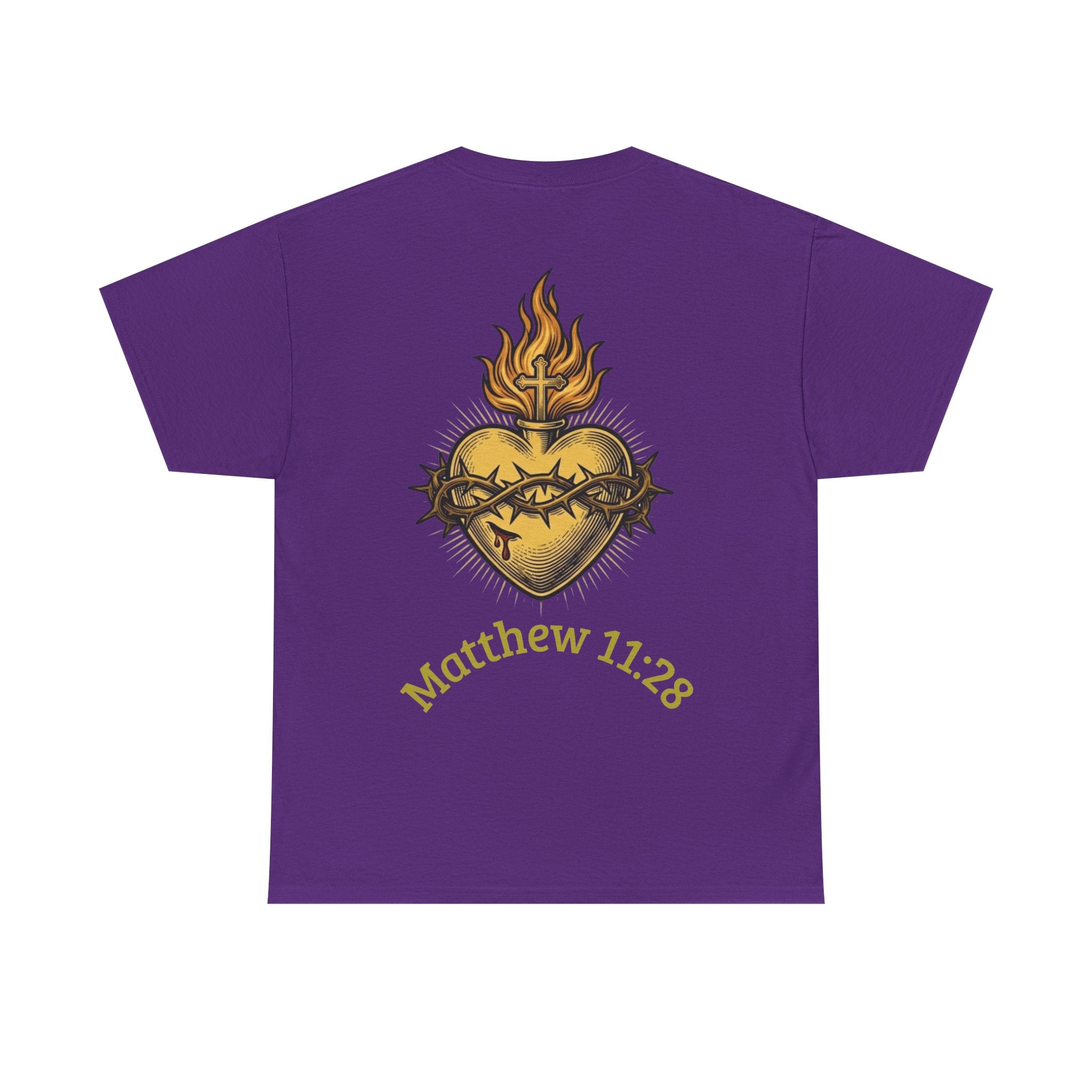 Matthew 11:28 Christian Graphic Tee | Premium Streetwear Shirt