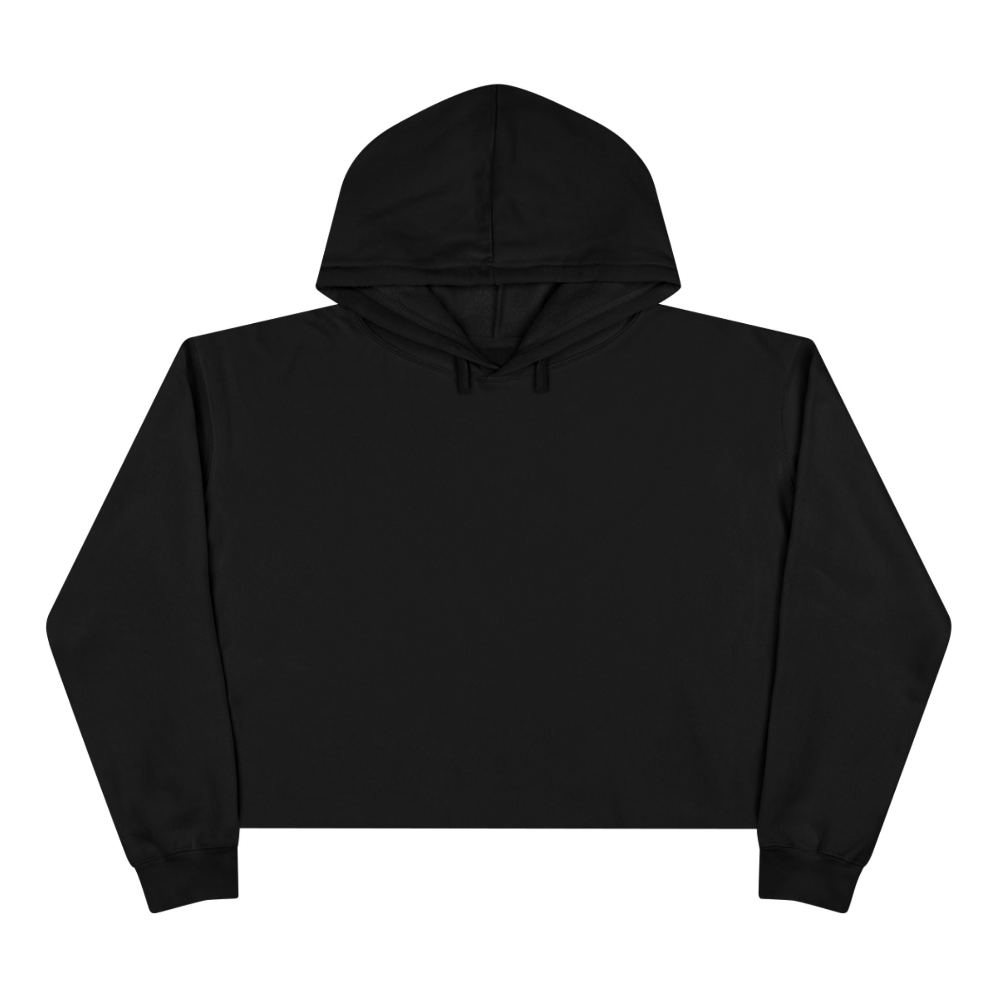 Basics Crop Hoodie — Minimalist Women's Cropped Pullover