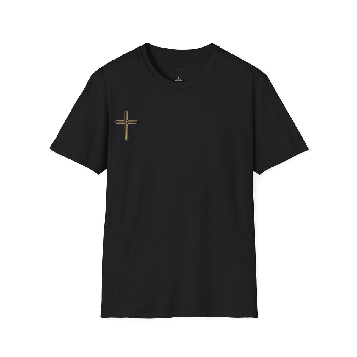 Minimalist Cross Streetwear T-Shirt | Premium Heavyweight Cotton