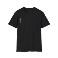 Minimalist Cross Streetwear T-Shirt | Premium Heavyweight Cotton