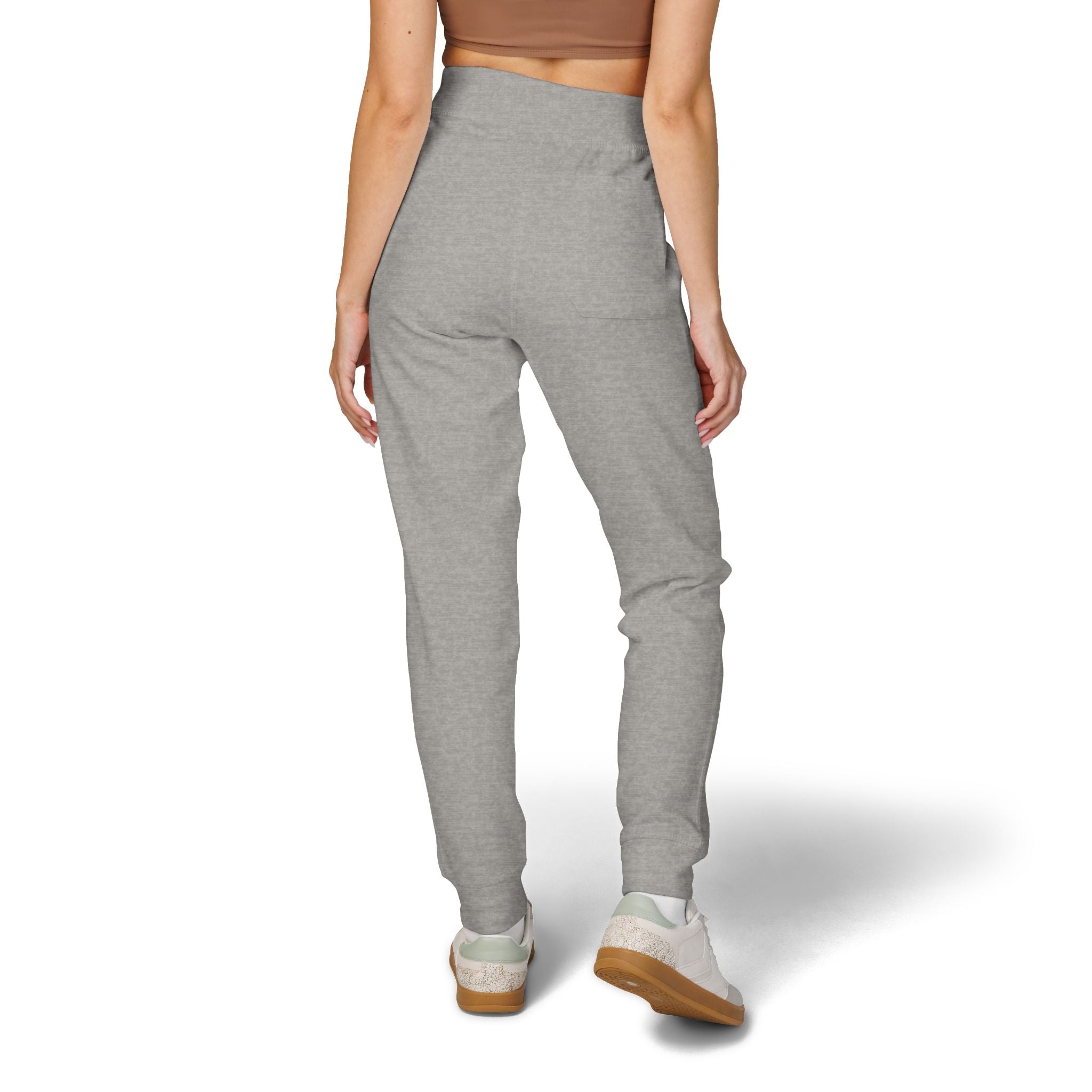 Embroidered Fleece Sweatpants — Minimal Logo Cozy Joggers
