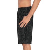 Thorn-Pattern Board Shorts | Basics Apparel