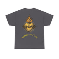Matthew 11:28 Christian Graphic Tee | Premium Streetwear Shirt