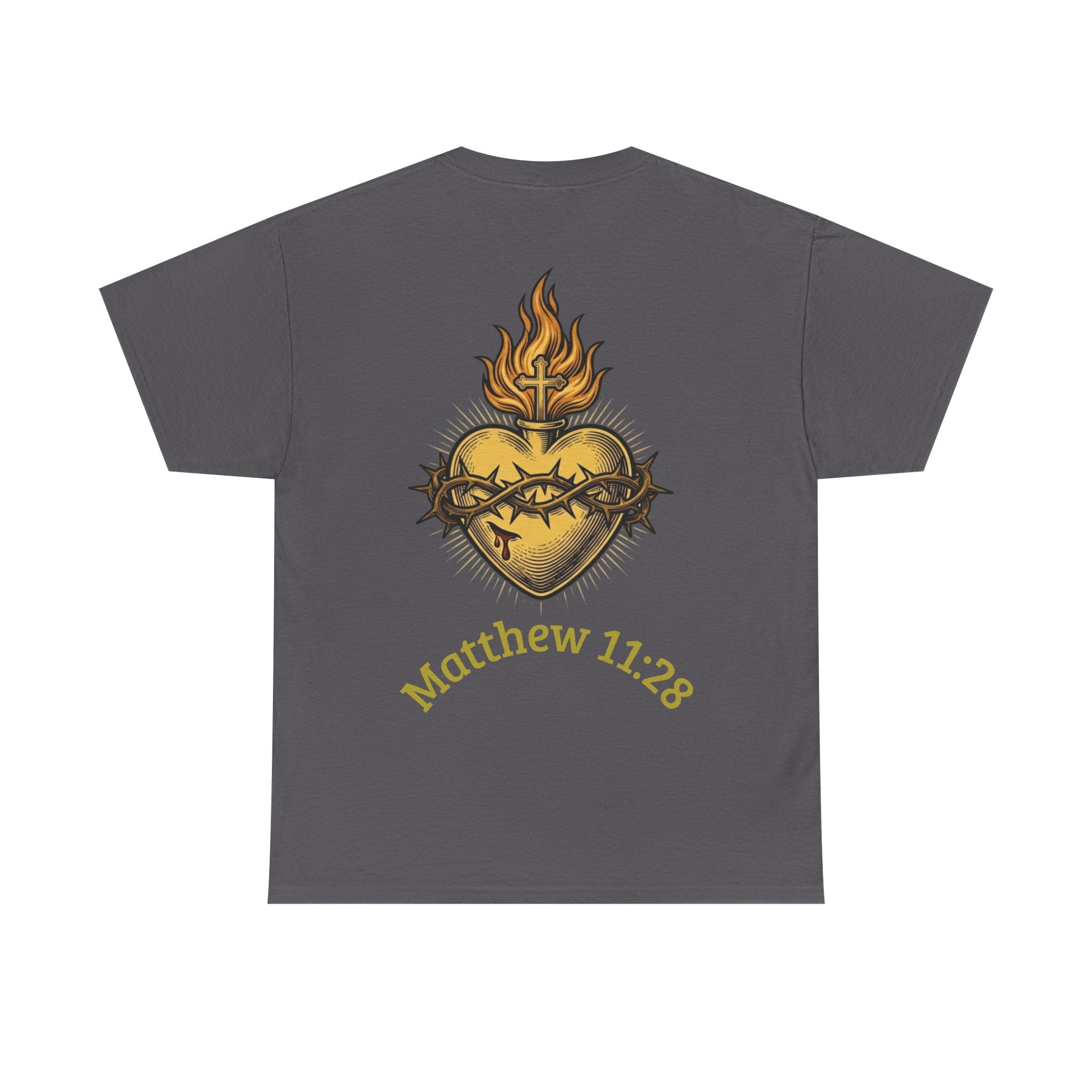 Matthew 11:28 Christian Graphic Tee | Premium Streetwear Shirt