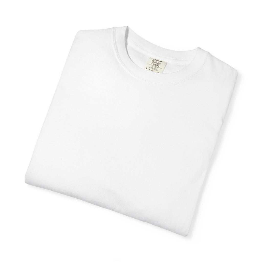 Premium T-Shirt — Japanese Wave Back Print with Kanji Text (Hokusai-Inspired)