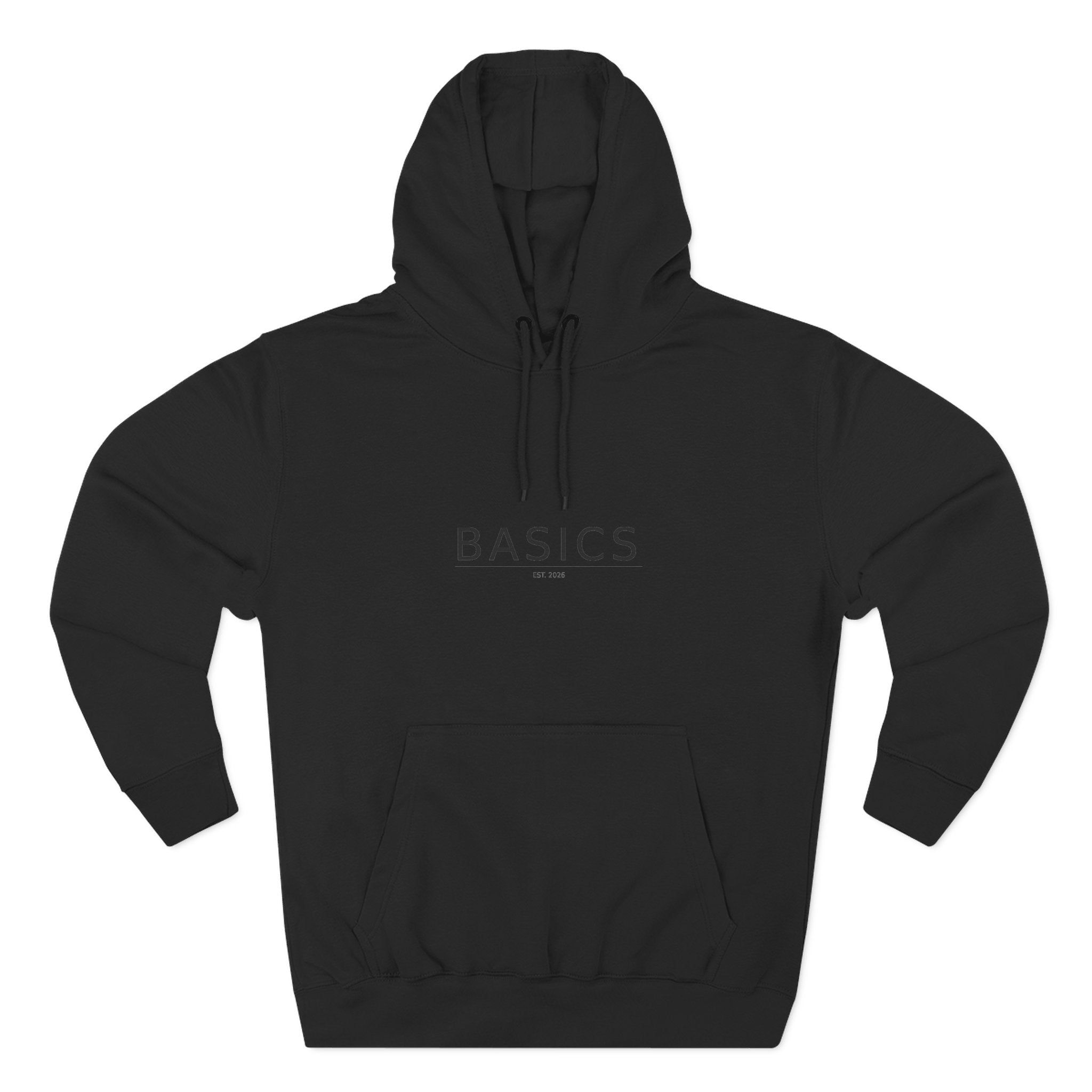Basics Three-Panel Fleece Hoodie