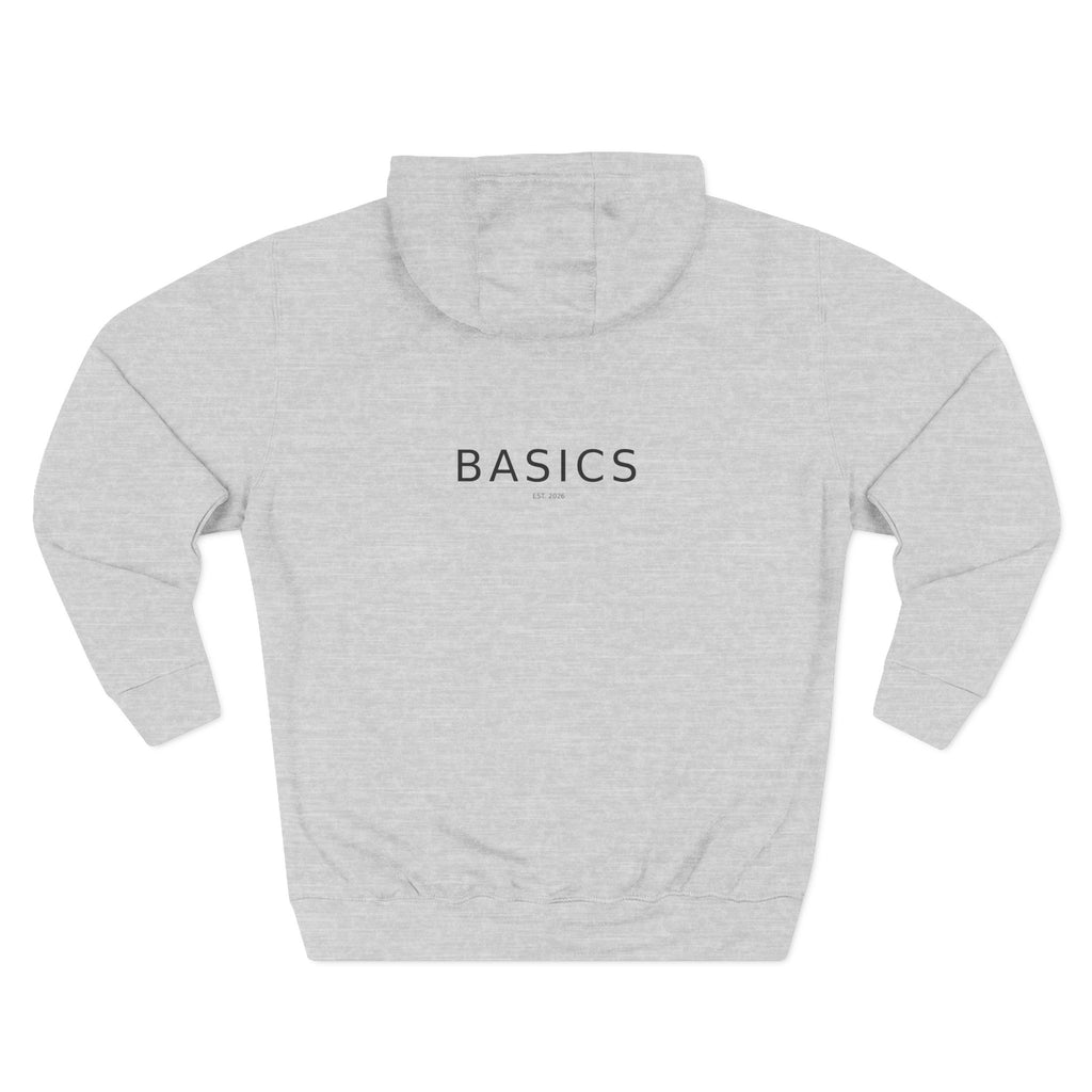 Basics Three-Panel Fleece Hoodie