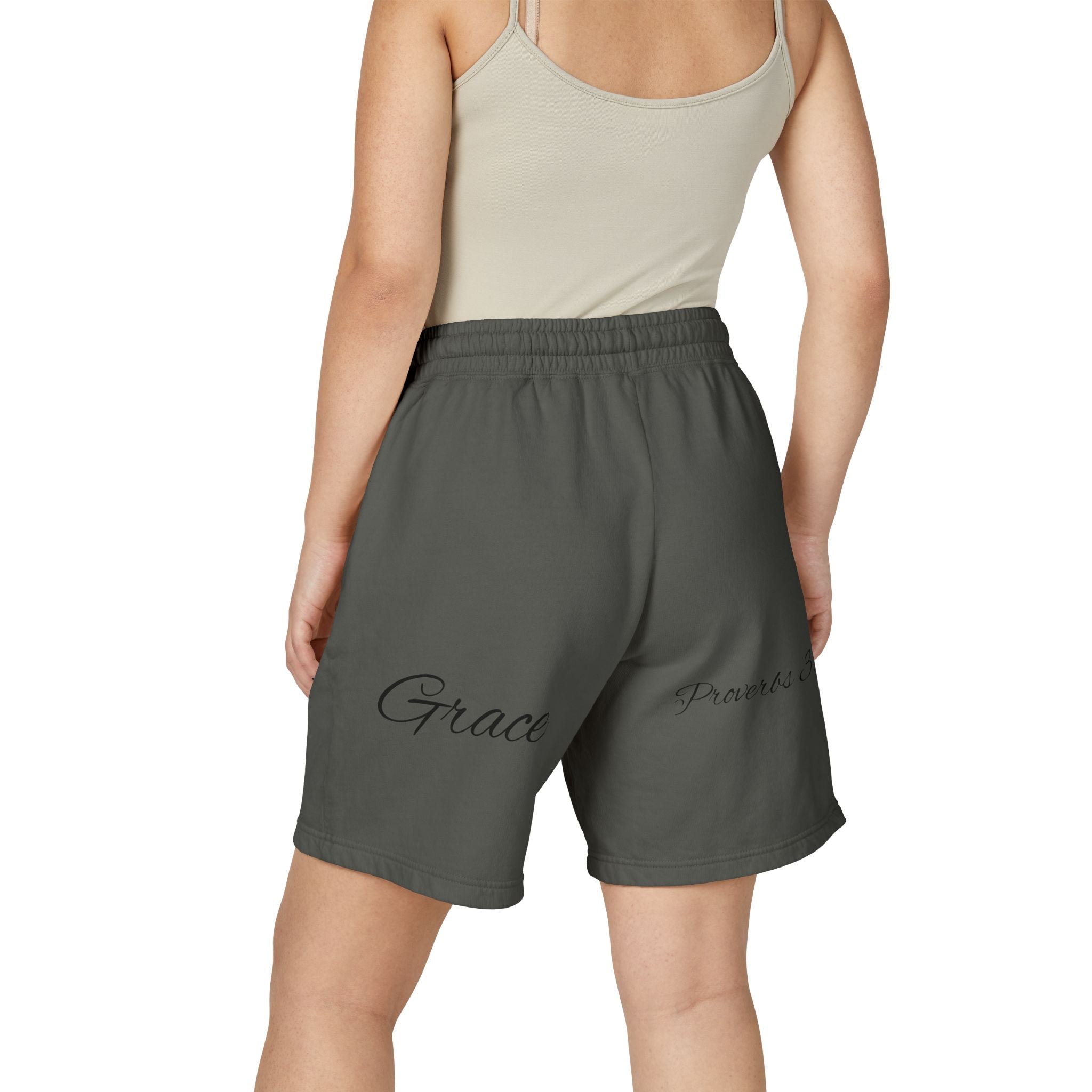 Agape & Grace Sweat Shorts | Minimalist Lounge Apparel