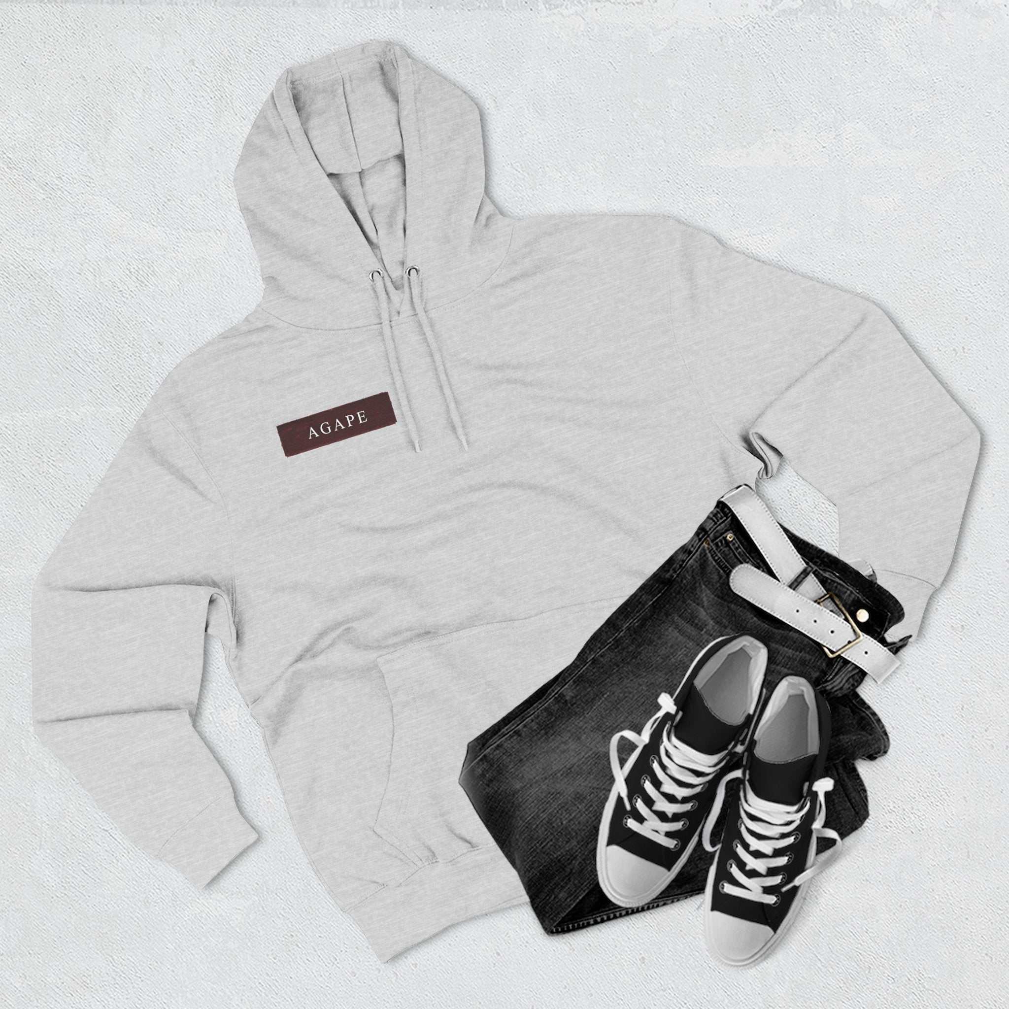 Agape Graphic Hoodie | Premium Minimalist Streetwear