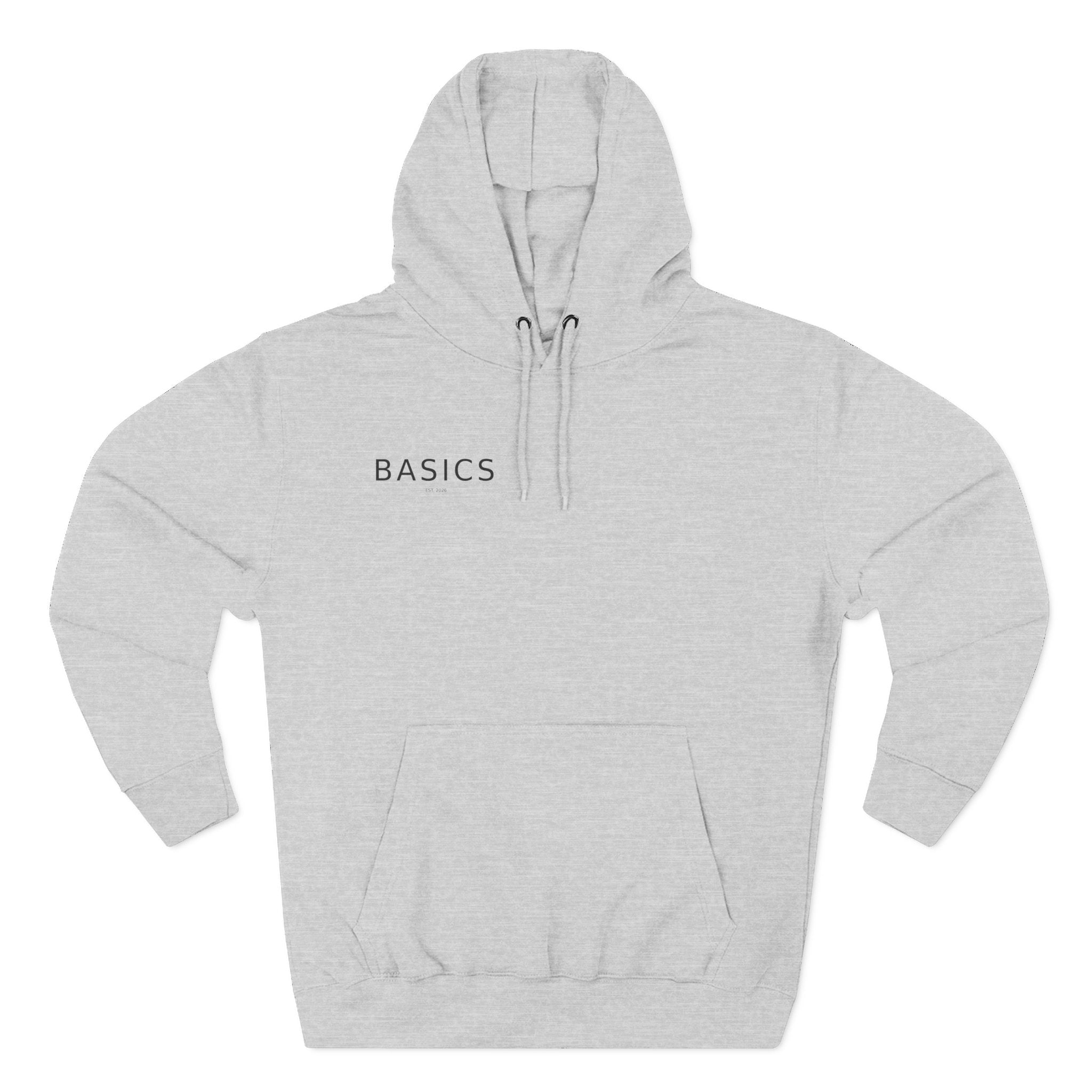 Minimalist Heather Grey Hoodie | Premium Streetwear Essentials