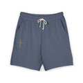 Premium Ivory Lounge Shorts | Minimalist Cross Design