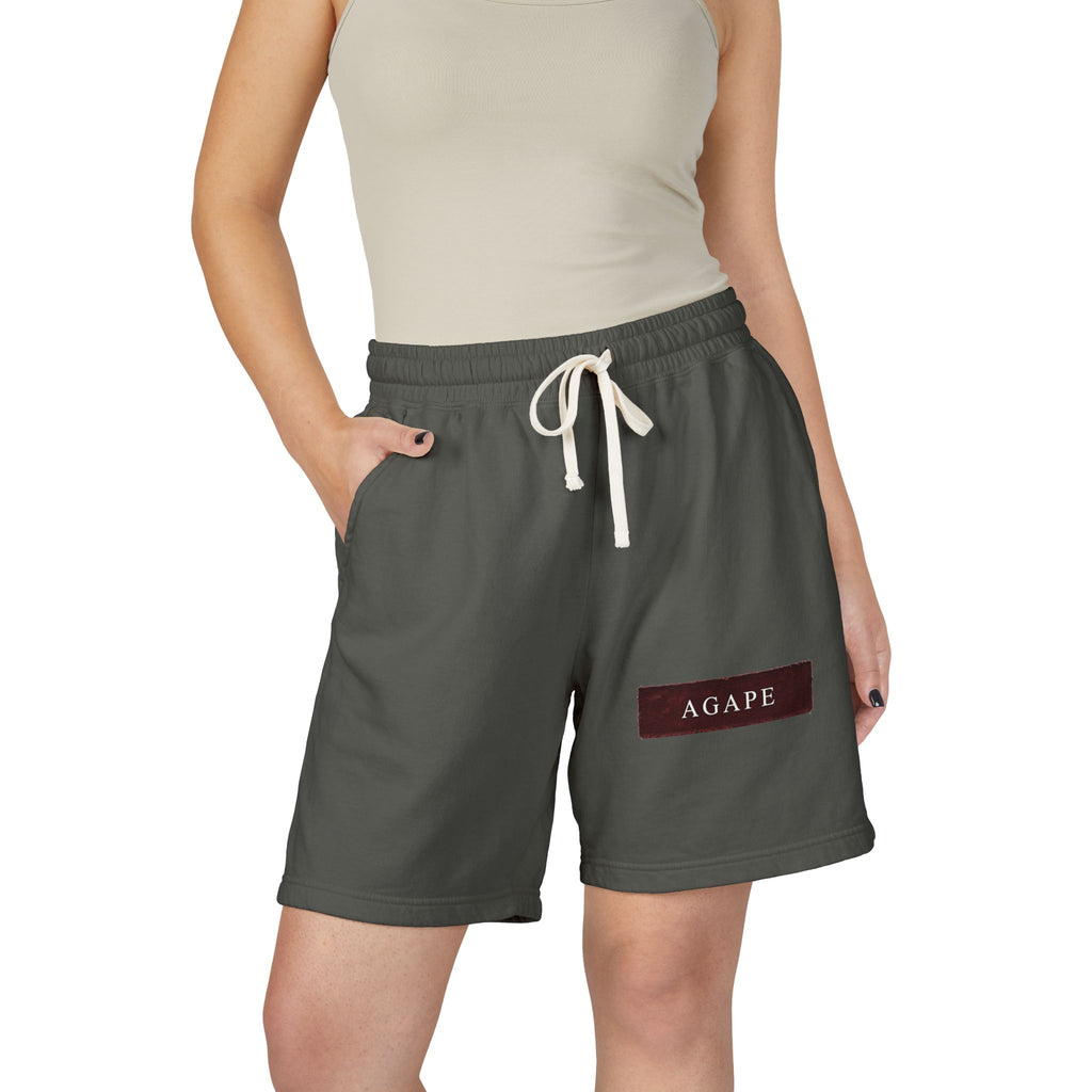 Agape & Grace Sweat Shorts | Minimalist Lounge Apparel