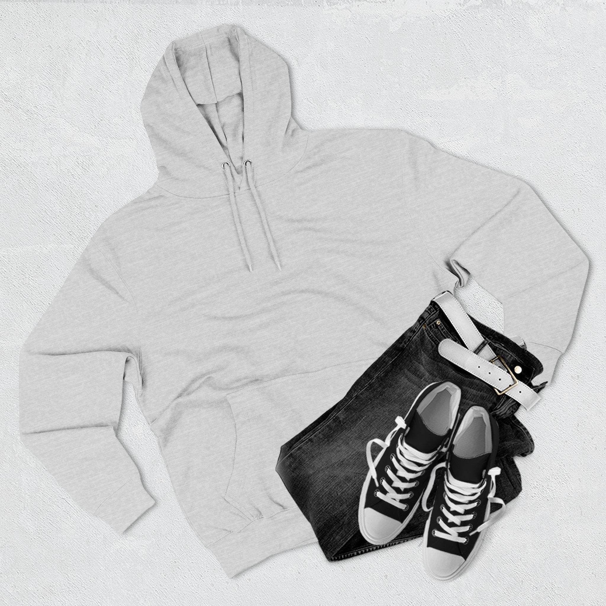 Basics Three-Panel Fleece Hoodie