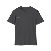 Minimalist Cross Streetwear T-Shirt | Premium Heavyweight Cotton