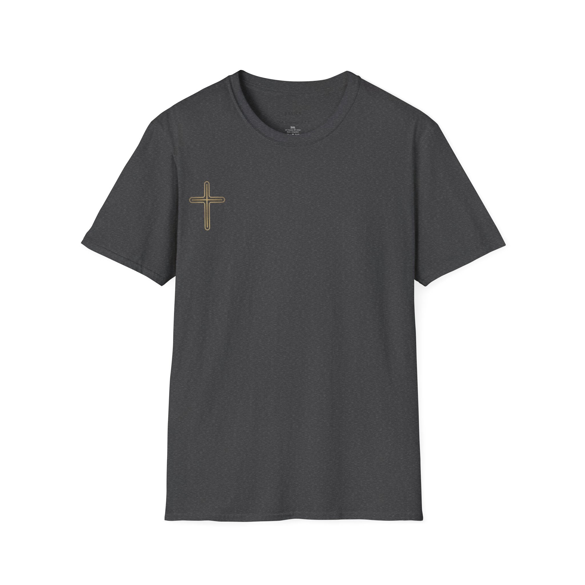 Minimalist Cross Streetwear T-Shirt | Premium Heavyweight Cotton