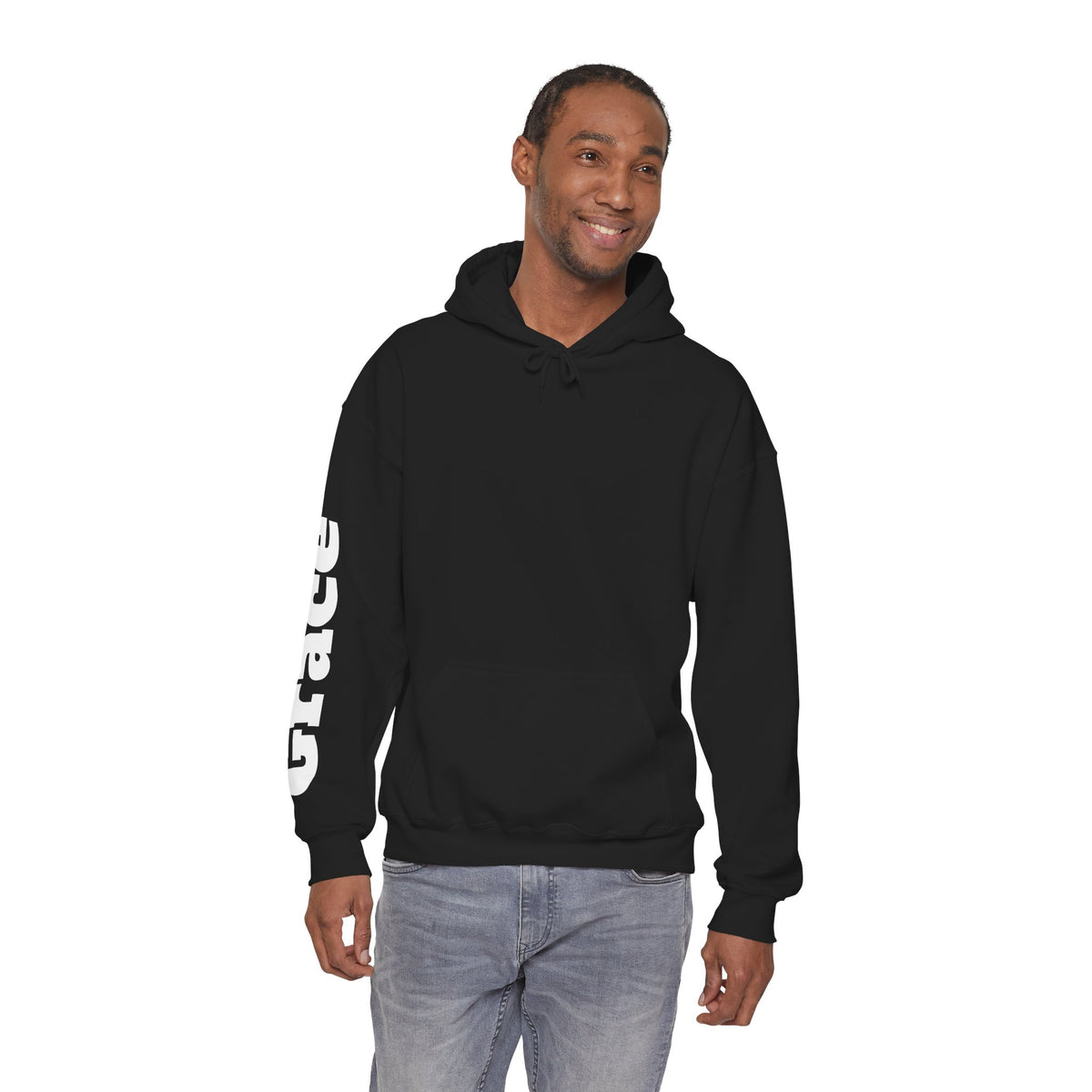 Christian Graphic Hoodie – "Grace" Streetwear Hoodie Basics