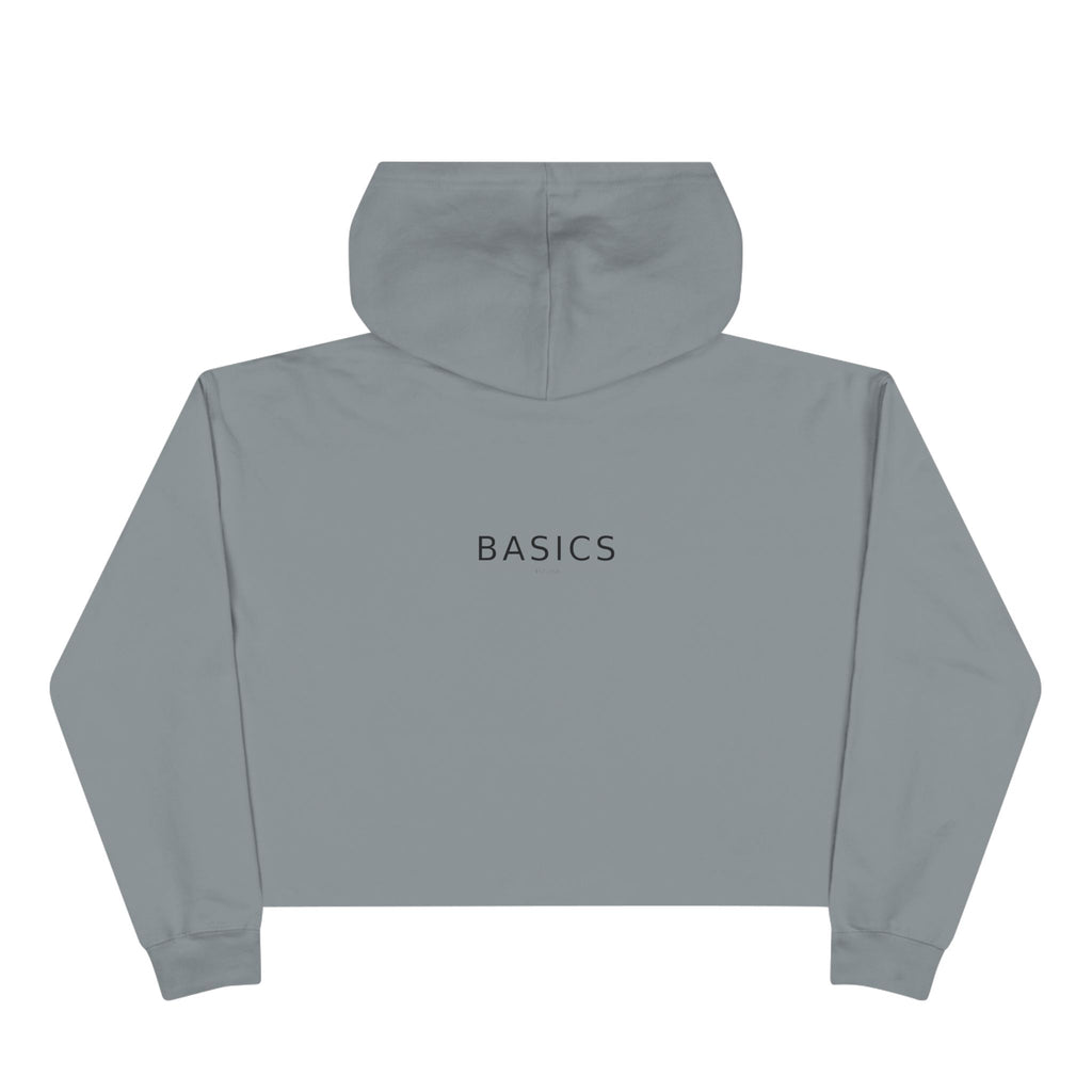 Basics Crop Hoodie — Minimalist Women's Cropped Pullover