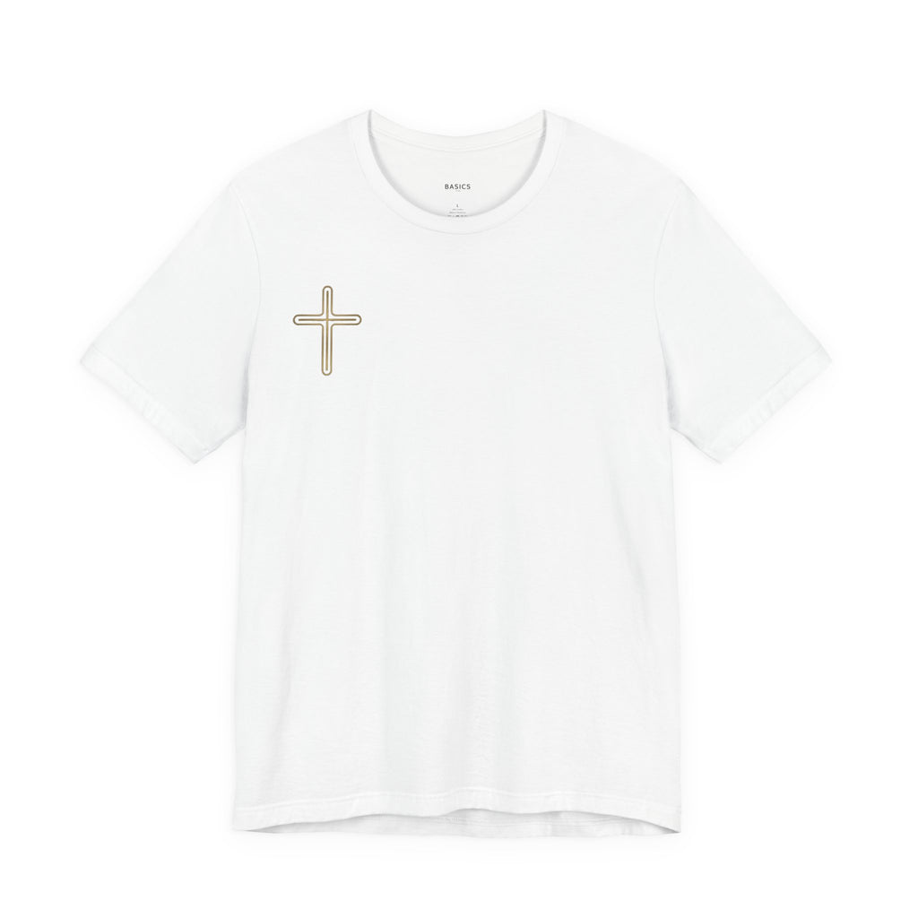 T-Shirt — Minimal "BASICS" Back Logo Tee