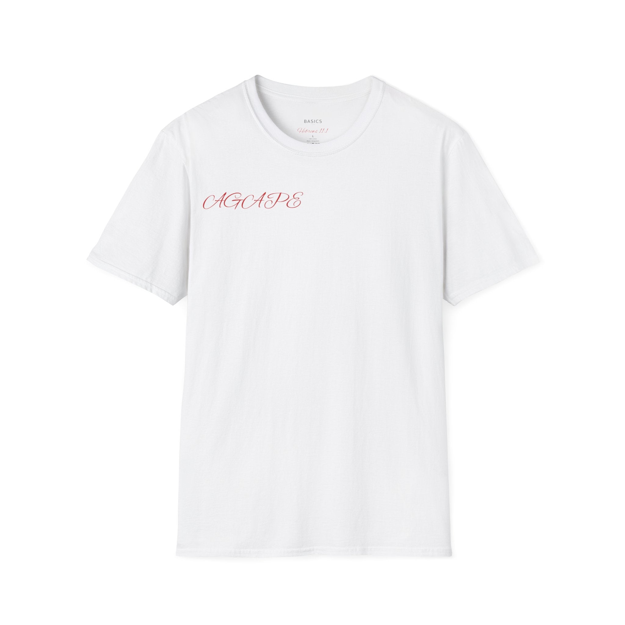 Premium Christian Streetwear T-Shirt – The Agape Graphic Tee | BASICS