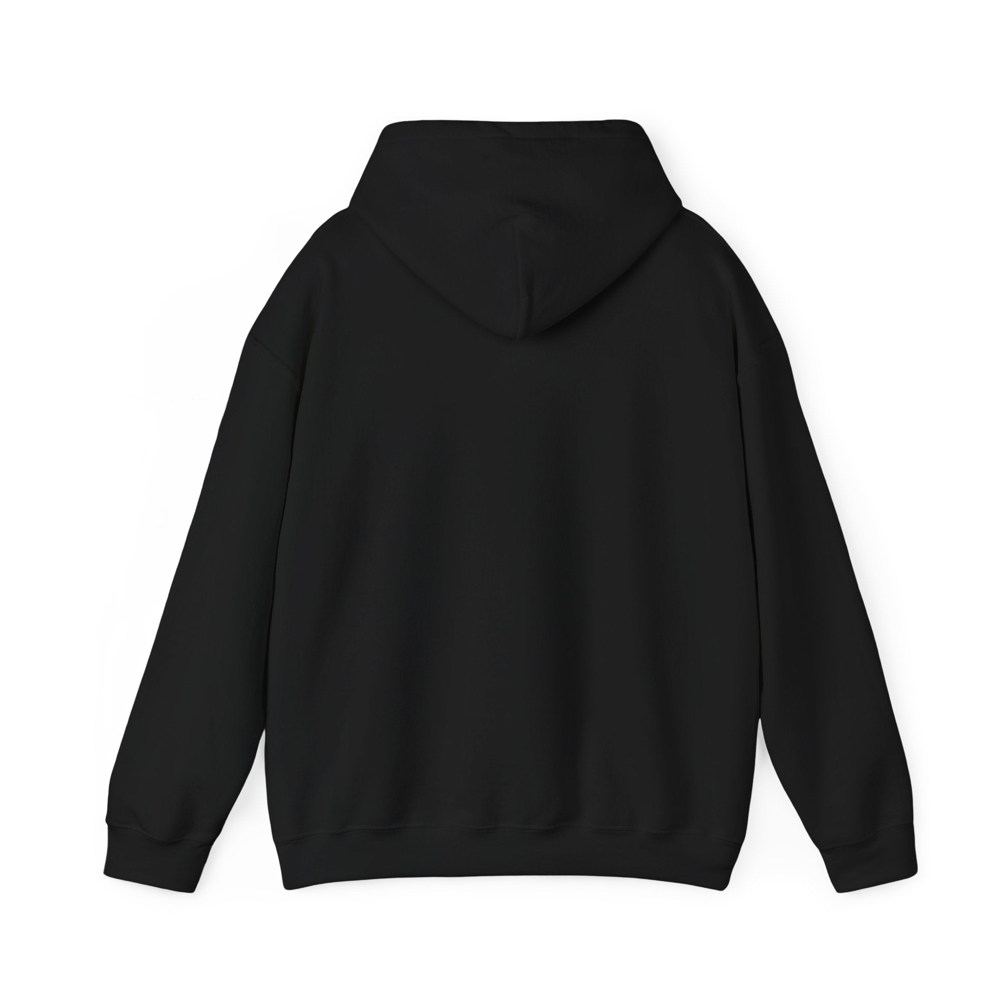 Black 'BASICS' Hoodie – Minimal Back Logo Sweatshirt