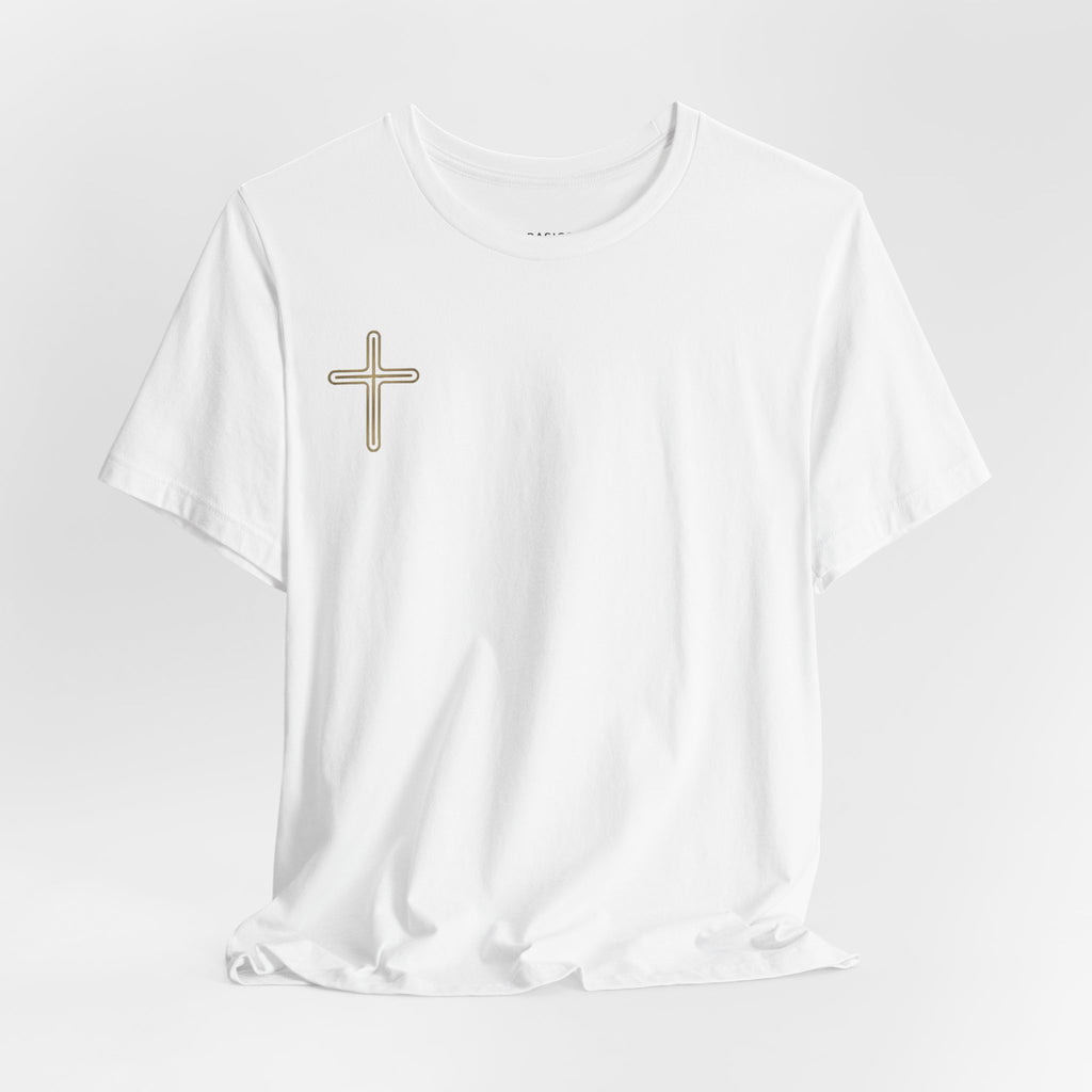 T-Shirt — Minimal "BASICS" Back Logo Tee