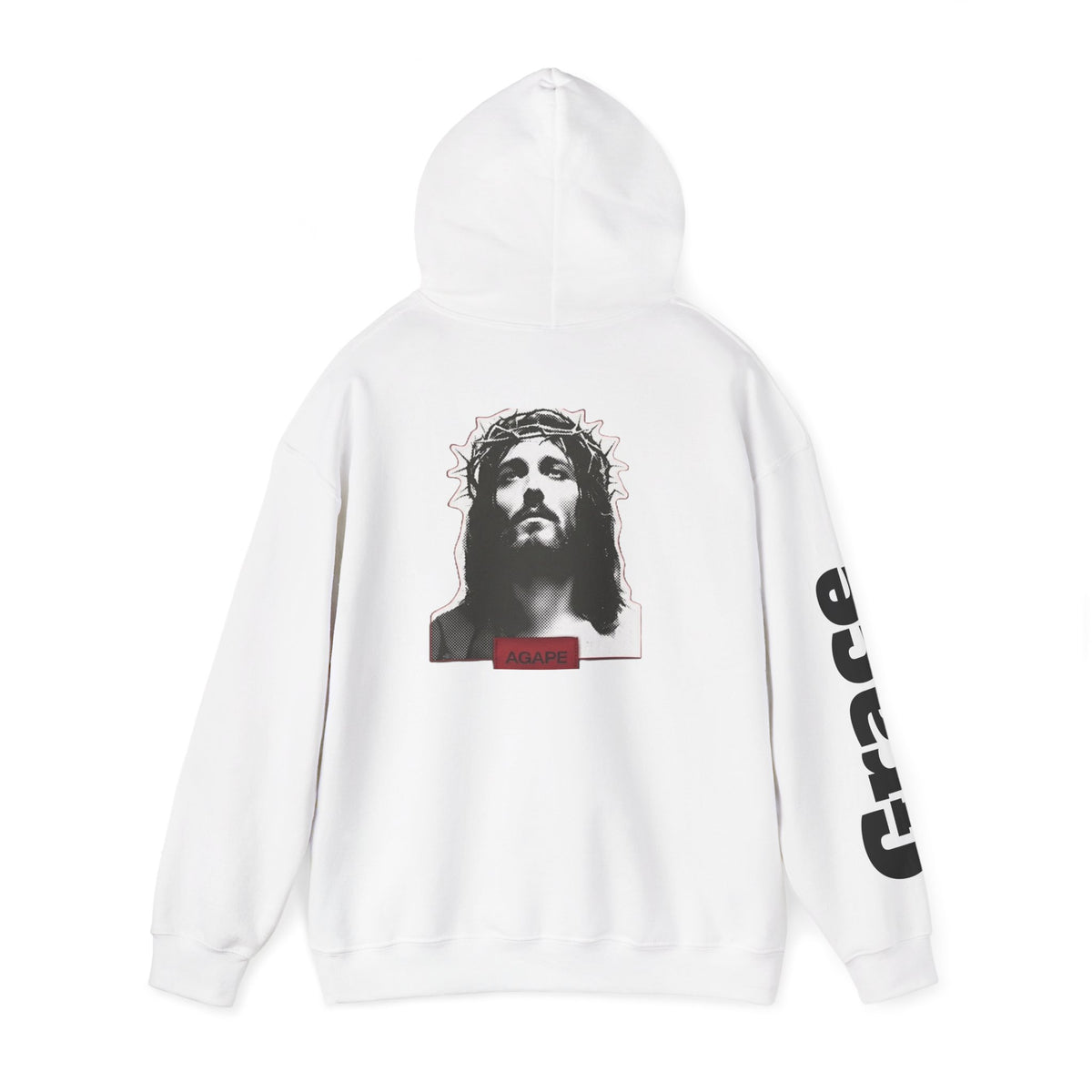 Christian Graphic Hoodie – "Grace" Streetwear Hoodie Basics