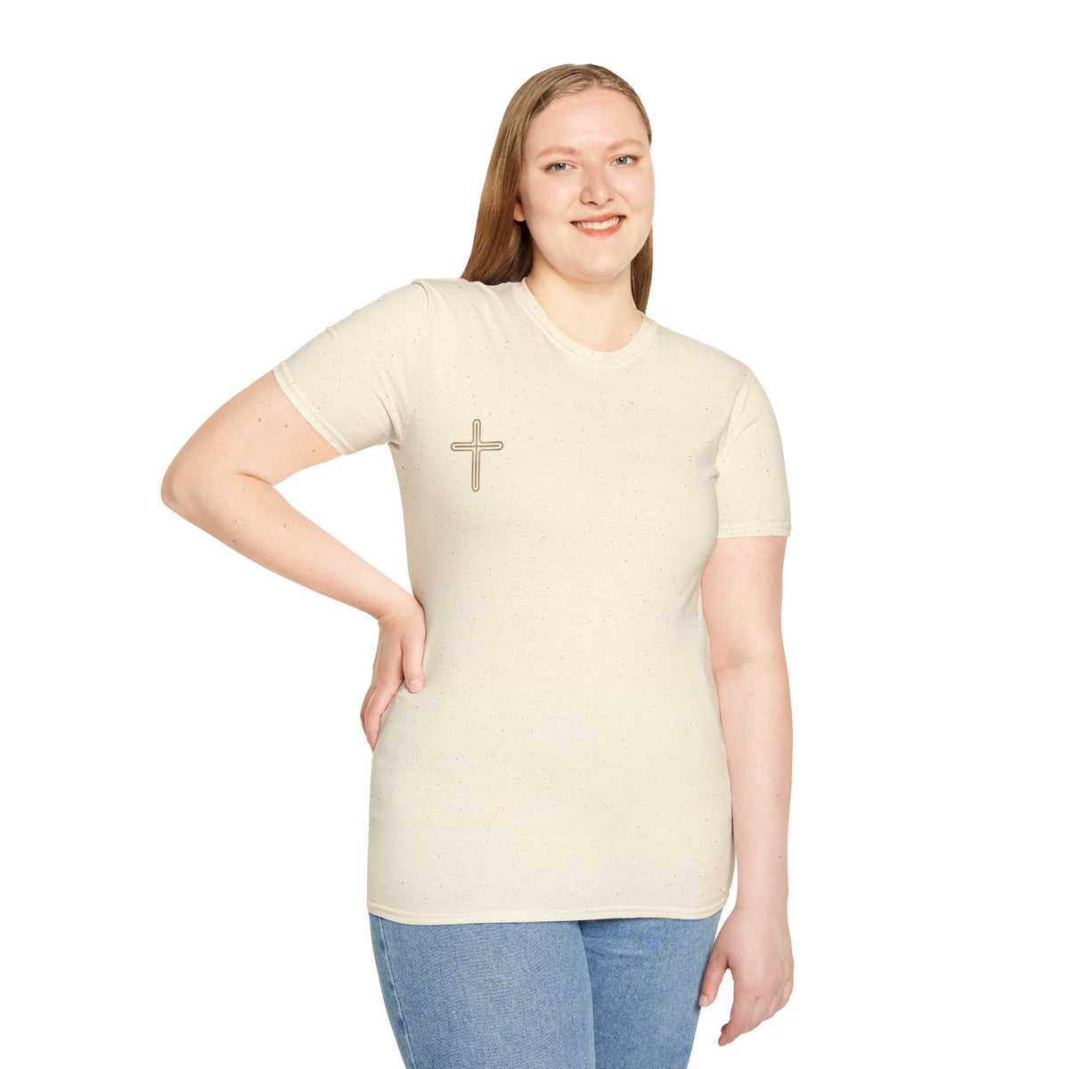 Minimalist Cross Streetwear T-Shirt | Premium Heavyweight Cotton