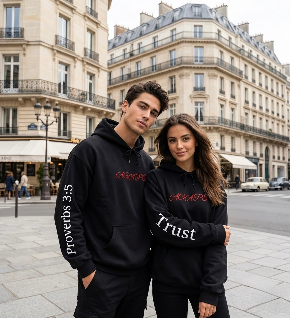 Agape Trust Graphic Hoodie | Premium Streetwear