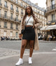 Basics Mid-Waist Pencil Skirt | Sleek Minimalist Essential