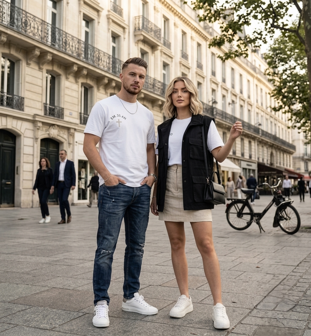 Christian Streetwear T-Shirt - Est. 33 AD | Basics Apparel