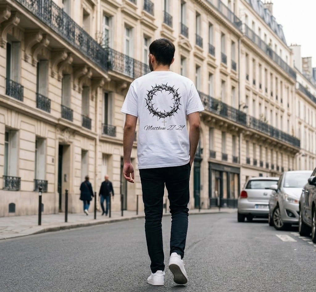 Matthew 27:29 Crown of Thorns T-Shirt | Basics Apparel
