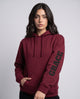Maroon Crown of Thorns Hoodie