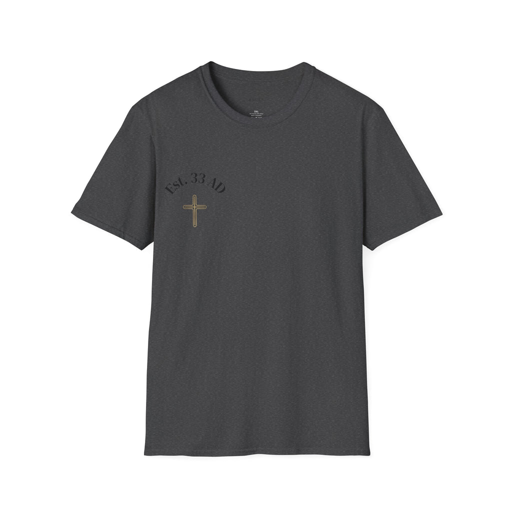 Christian Streetwear T-Shirt - Est. 33 AD | Basics Apparel