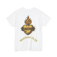Matthew 11:28 Christian Graphic Tee | Premium Streetwear Shirt