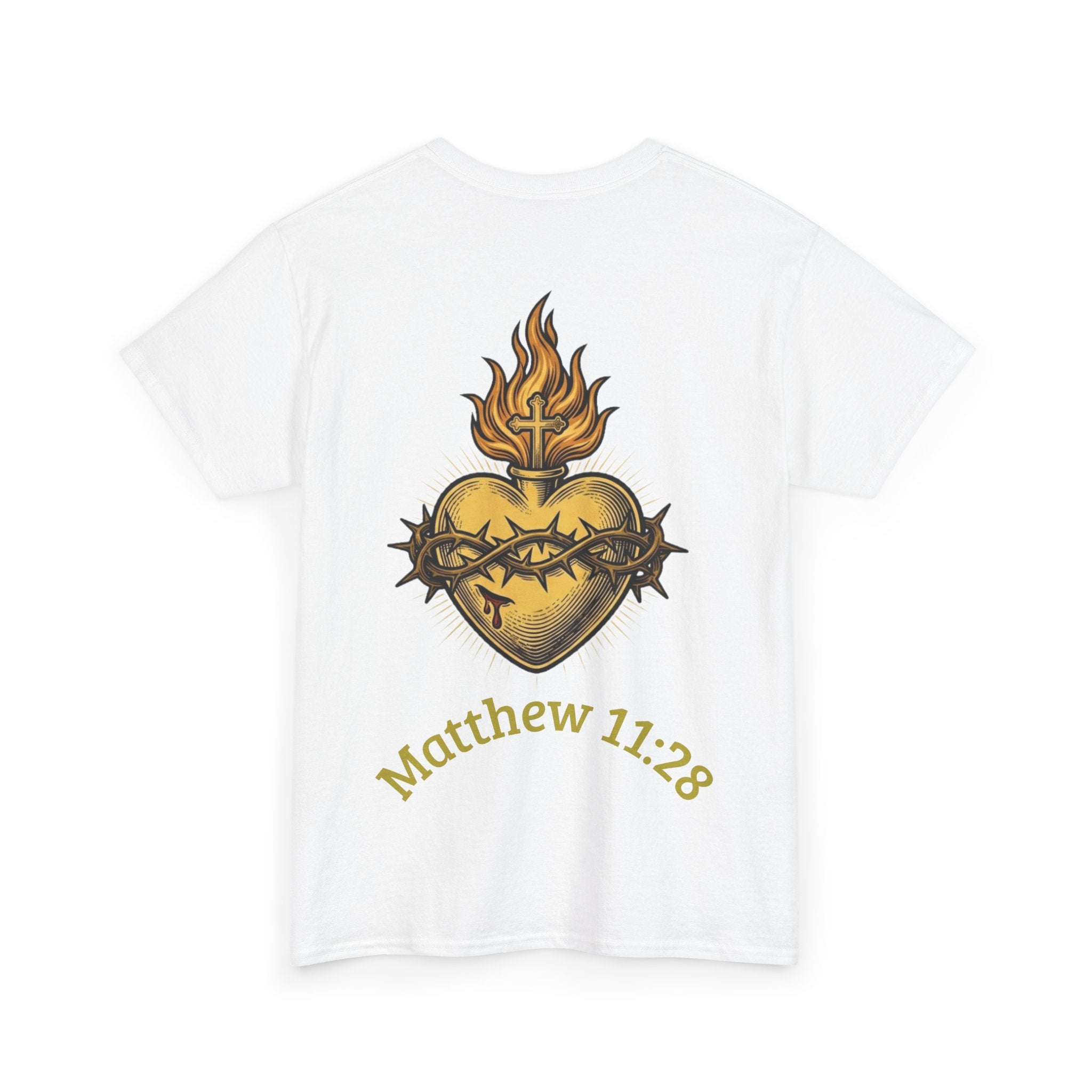 Matthew 11:28 Christian Graphic Tee | Premium Streetwear Shirt
