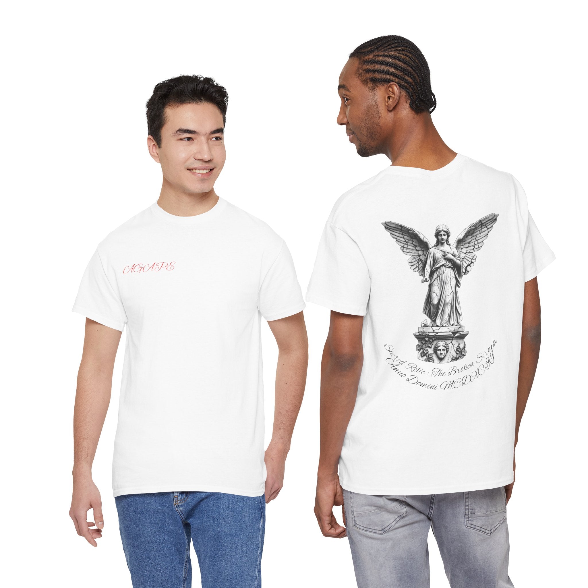 Heavyweight Angel Graphic T-Shirt | Basics Apparel