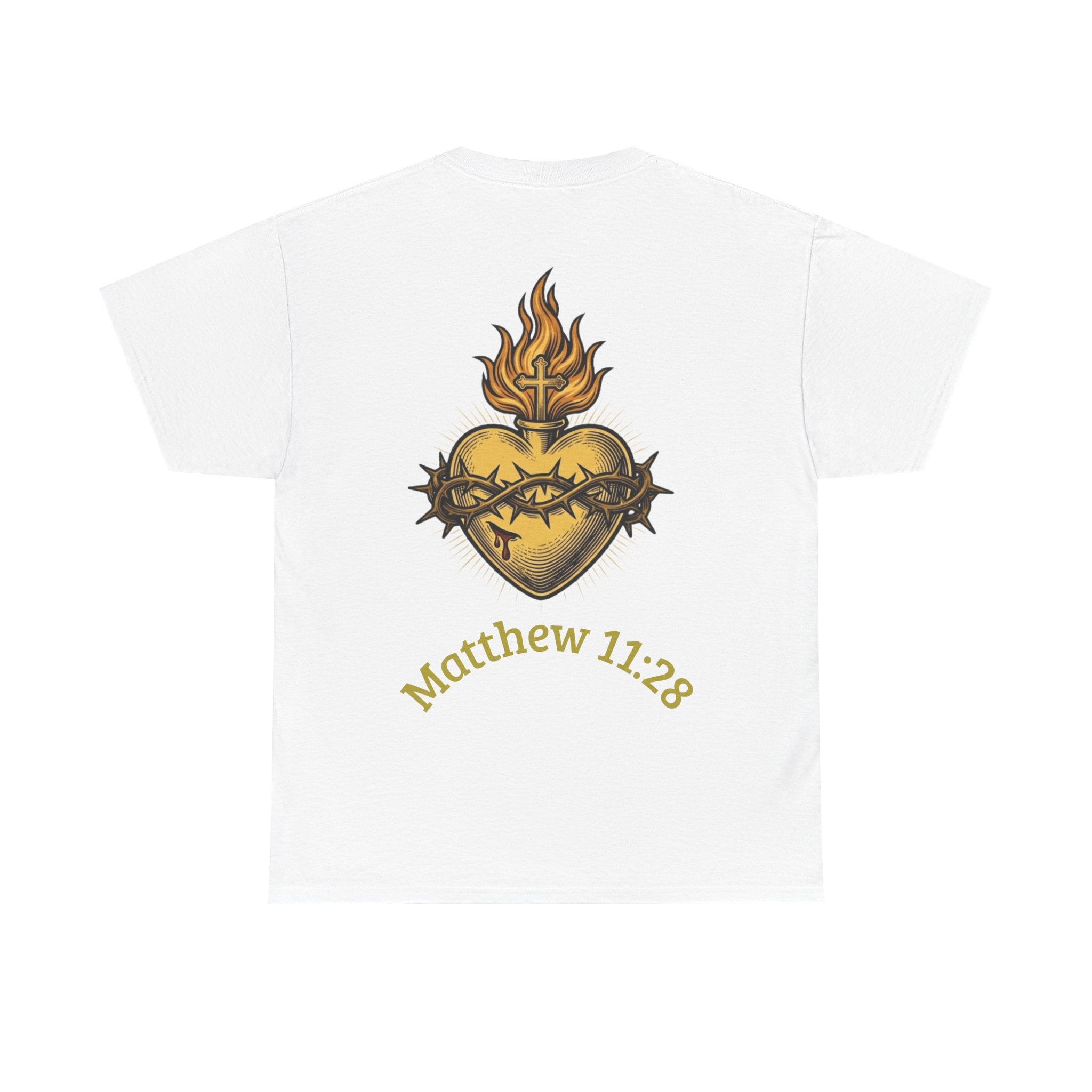 Matthew 11:28 Christian Graphic Tee | Premium Streetwear Shirt