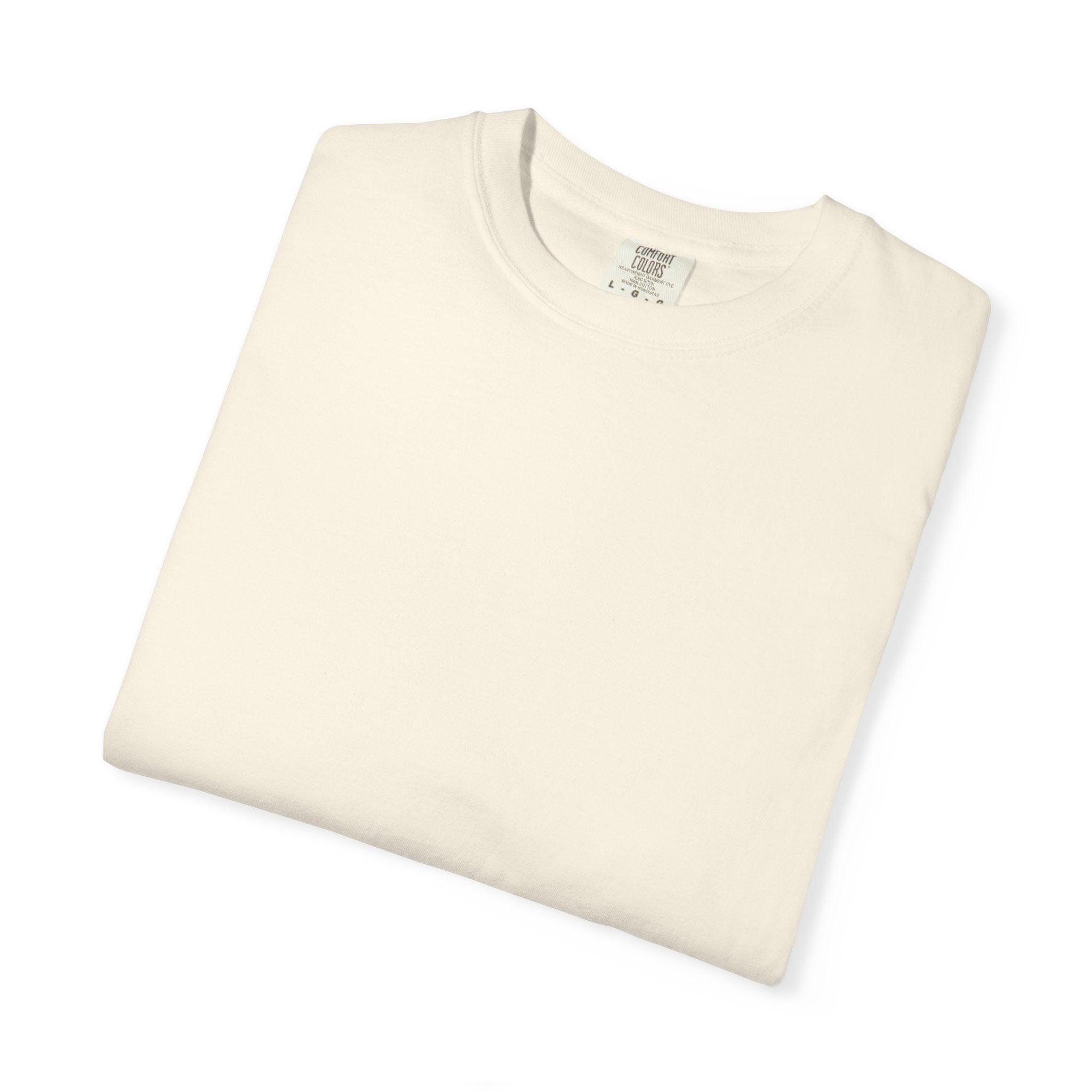 Premium T-Shirt — Japanese Wave Back Print with Kanji Text (Hokusai-Inspired)