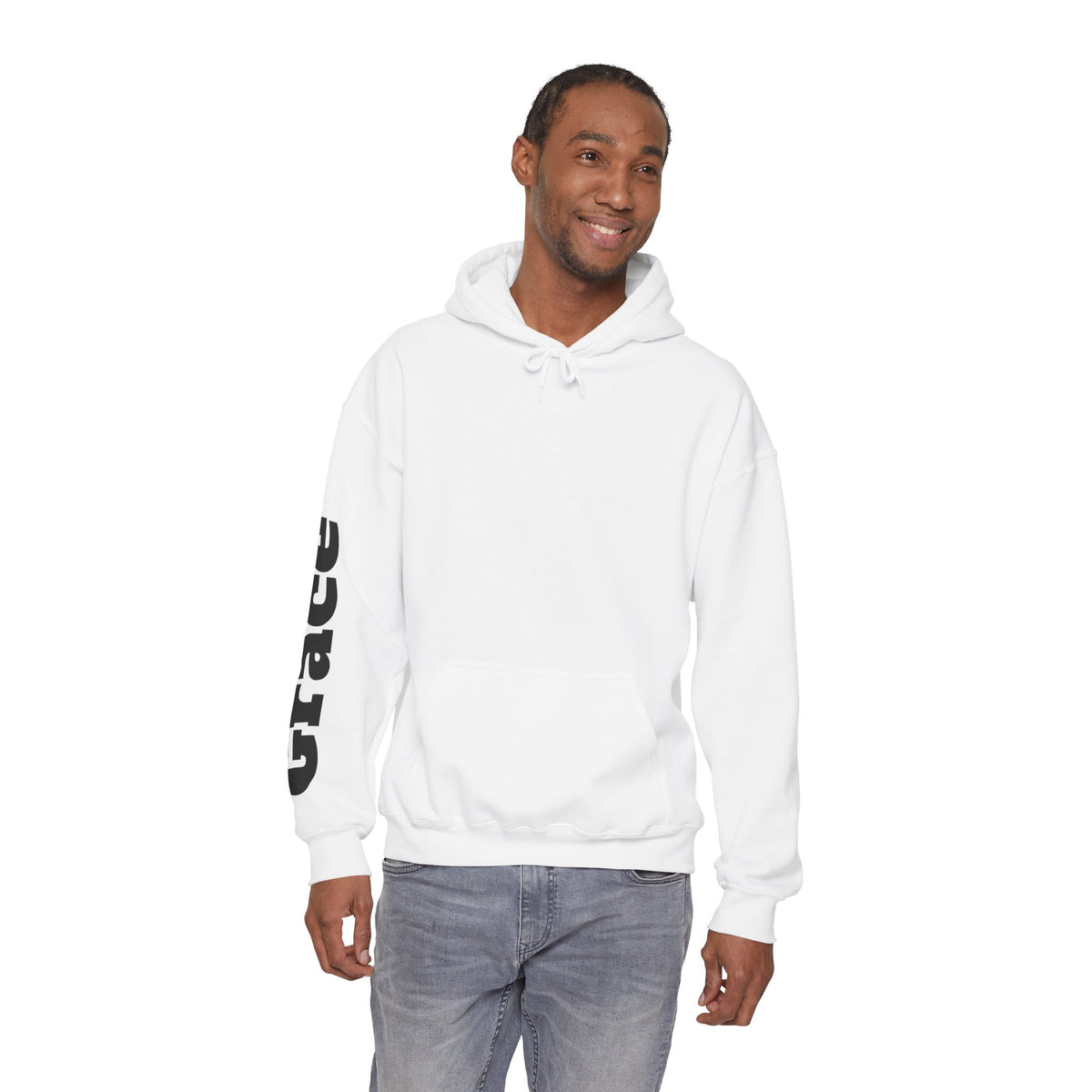 Christian Graphic Hoodie – "Grace" Streetwear Hoodie Basics