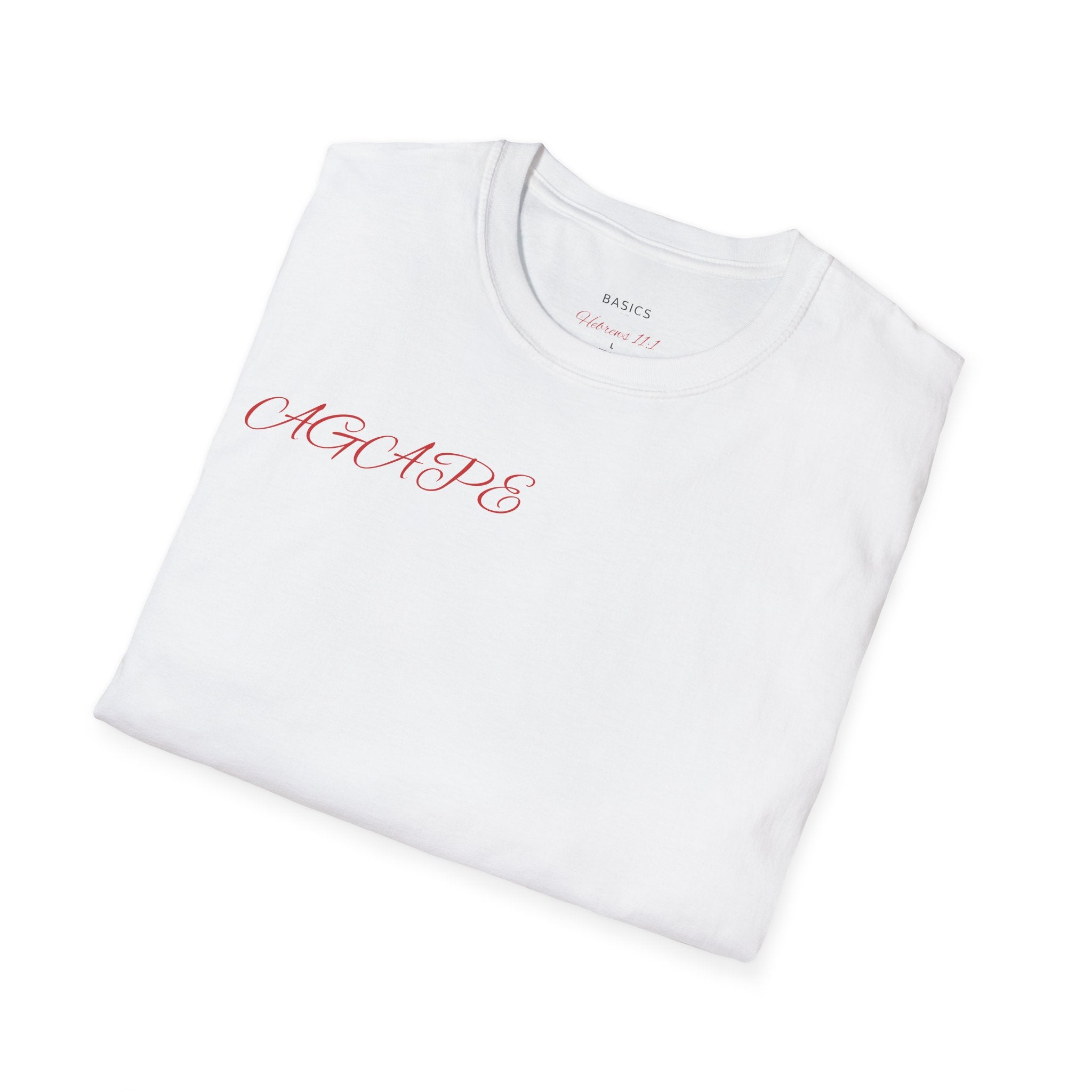 Premium Christian Streetwear T-Shirt – The Agape Graphic Tee | BASICS