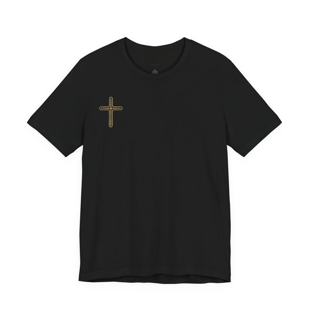 Jesus Portrait Graphic Tee | Minimalist Cross Christian T-Shirt