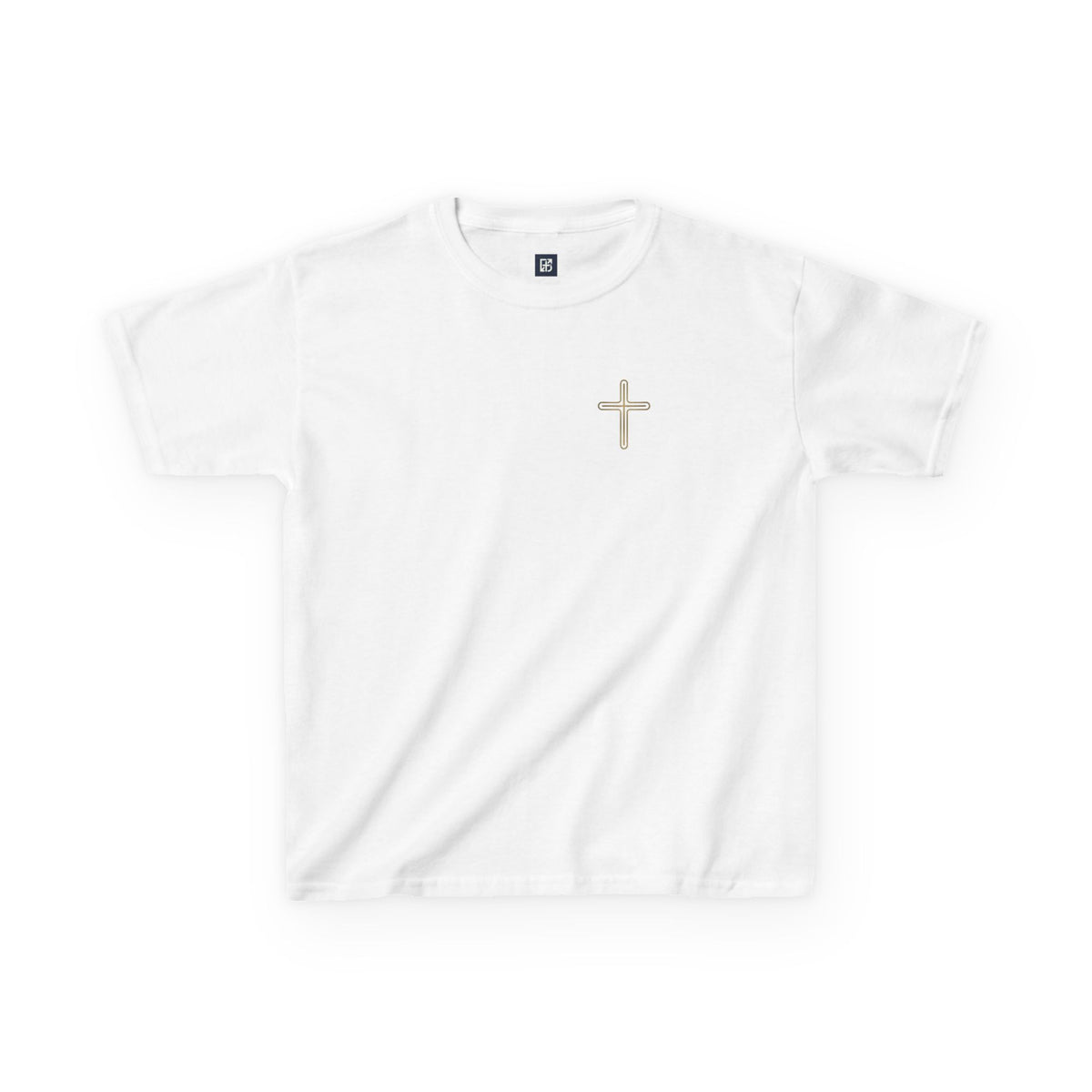 Kids Christian Cross T-Shirt | Minimalist Faith Apparel